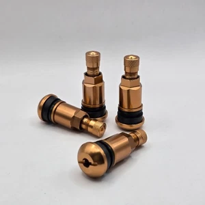 4 Stk. Metallventile Kupfer Copper für Alu Felgen 11 mm Reifenventil - Bild 1 von 1