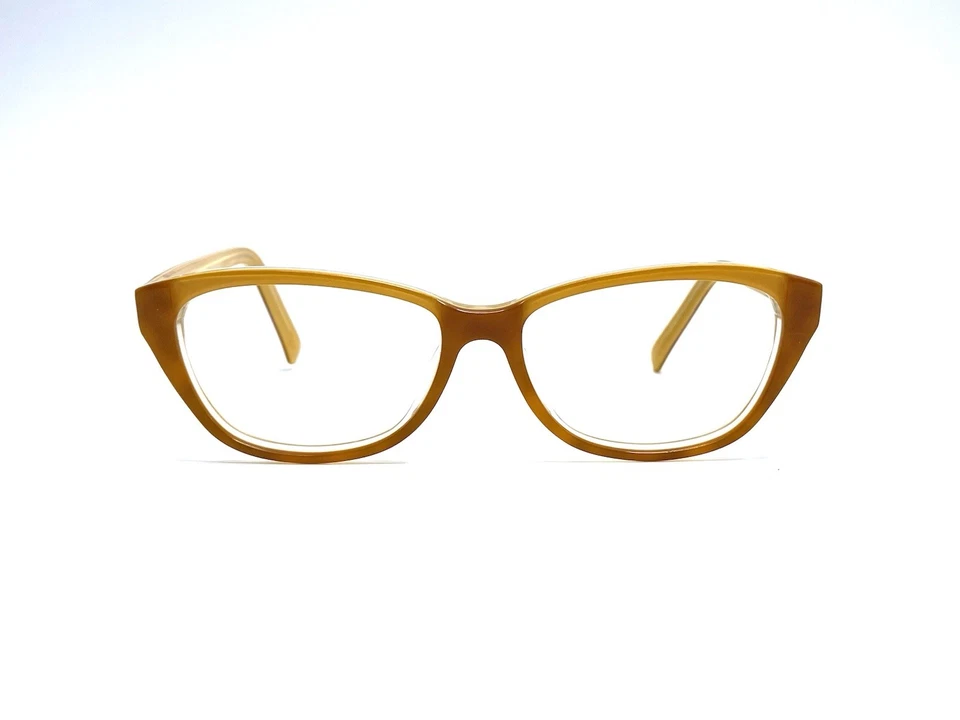 Fendi Orange Clear Cat Eye Glasses Italy F1002 249 52 15 135 - Image 1 of 4