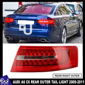 FOR AUDI A6 C6 2009-2011 OUTER LED TAIL LIGHT BRAKE LAMP RIGHT DRIVER SIDE REAR - Picture 1 of 13