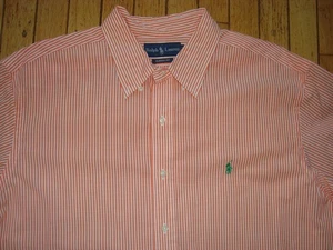 POLO RALPH LAUREN MENS COTTON CLASSIC FIT SHORTSLEEVES SHIRT SIZE XXL 2XL GREAT! - Picture 1 of 10