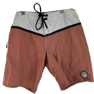 Volcom Men's Da Dubbs Liberator Swim Trunks Drawstring Board Shorts Size 28 - Picture 1 of 6