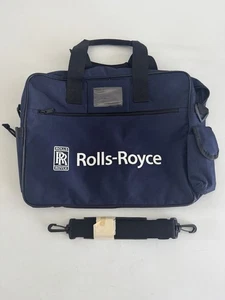 Rolls-Royce Logo Konferenztasche HAI Dallas 2001 blau Laptop Aktentasche 15" Gurt - Bild 1 von 6