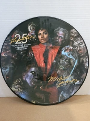Michael Jackson Thriller Limited Edition Picture Disc Vinyl LP 2 Sided  - Image 1 of 4