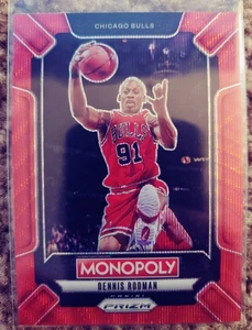 Monopoly de baloncesto Panini Prizm 2024 Dennis Rodman color onda roja Match Bulls - Imagen 1 de 2