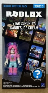 Roblox Deluxe Mystery Pack: Star Sorority KANDI’S ICE CREAM series 3 + CODE - Picture 1 of 4