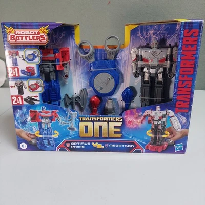 Transformers One Robot Battlers Paquete de 2 Optimus Prime vs Megatron Foto 1 de 4