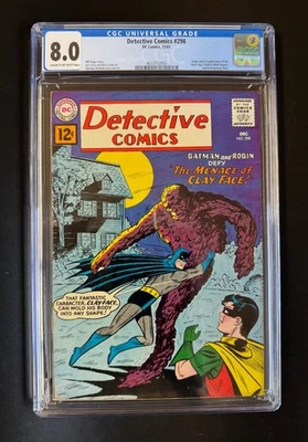 DETECTIVE COMICS #298 CGC 8.0  1st Clayface - Batman - Bright Colors/NEW CGC Cas - Image 1 of 3