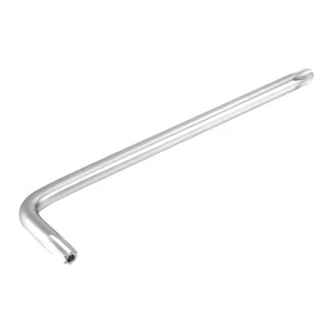 Long Tamper Proof Torx Star Key Bit Wrench L-Shape Nickel Plated T40 - Foto 1 di 3