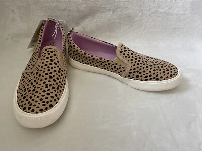 Zapatillas sin cordones Cat & Jack Niñas Talla 5 Agnesa Cheetah Marrón Foto 1 de 4