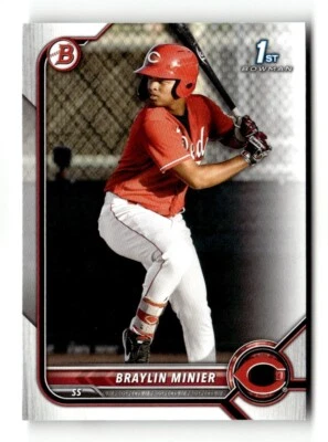 2022 Bowman - Prospects #BP-93 Braylin Minier - Image 1 of 2