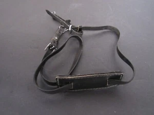Vintage Sony Leather Type Camera Strap Belt ~ 35" L x 1/2" W - Picture 1 of 4