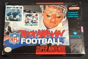 Troy Aikman NFL Football SNES CIB W/ Manual Super Nintendo Entertainment System - Bild 1 von 3
