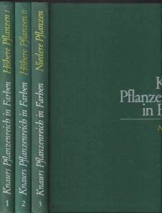 Knaurs Pflanzenreich in Farbe. 3 Bände 1. Band: Höhere Pflanzen I; 2. Band: Höh - Imagen 1 de 1