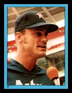 1982 Topps Stickers Art Howe Houston Astros #43 Centered Mint - Picture 1 of 2