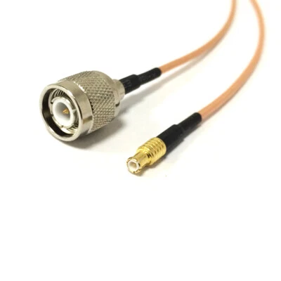 6inch RF coaxial pigtial cable TNC male plug to MCX male straight RG316 15cm NEW - Image 1 of 3