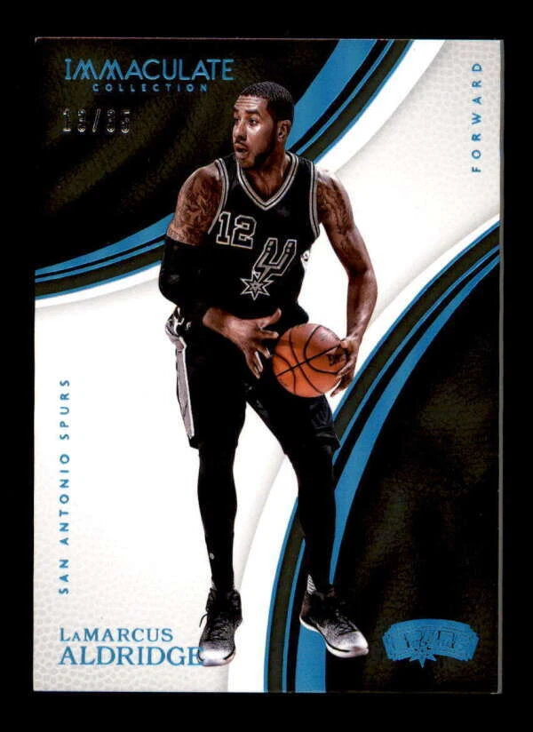 LAMARCUS ALDRIDGE 2016/17 PANINI IMMACULATE #67 BLUE PARALLEL #13/35 BF5956 - Image 1 of 1