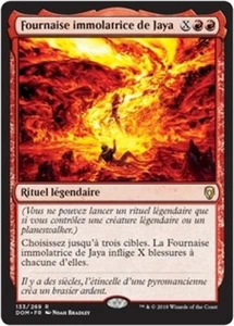 MTG Magic DOM FOIL - Jaya's Immolating Inferno/Fournaise immolatrice., French/VF - Picture 1 of 1