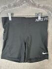 Nike Pro Compression Spandex Shorts Womens Medium Black Dri-Fit Volleyball Sport