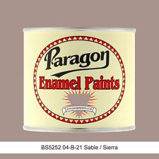 Paragon Paints BS5252 04-B-21 Sable / Sierra - Coach And Machinery Enamel Paint