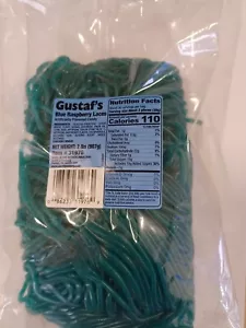 Blue Raspberry String Licorice Laces Candy Candies 2 Pound Bag Free Shipping - Picture 1 of 1