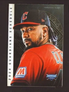 Cleveland Guardians--Josn Naylor--2024 Pocket Schedule--McDonald's - Bild 1 von 2