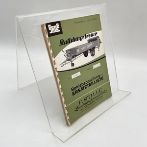 Stille Stalldungstreuer M 94 Ersatzteilliste Betriebsanleitung - Picture 1 of 9