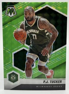 2020-21 Mosaik | P.J. Tucker | Nr. 19 | grün fluoreszierend /10 | Milwaukee Bucks - Bild 1 von 2