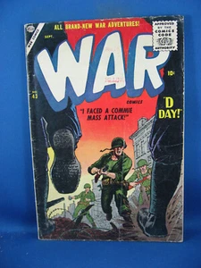 WAR COMICS 43 VG ATLAS SEVERIN 1956 - Picture 1 of 2
