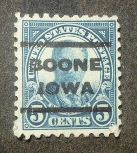US SC 586 BOONE, IOWA PRECANCEL STAMP 1923 - Picture 1 of 2