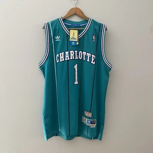 Adidas Charlotte Hornets Muggsy Bogues Soul Swingman Jersey Mens Size XL BNWT - Picture 1 of 7