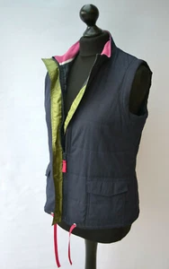 Colours by Alice Womens Padded Gilet Vest Top Sleeveless Warm Navy Blue UK 12 - Picture 1 of 10