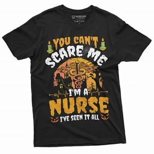 Lustiges Halloween T-Shirt Halloween Krankenschwester Shirt Krankenschwester Geschenke Grusel Halloween Tee  - Bild 1 von 5