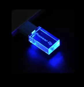 PIONEER DJ LED USB STICK 128GB USB 2.0 PEN DRIVE BLAULICHT AUSSENGERÄT. - Bild 1 von 1
