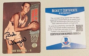 Bob Wanzer 1993 firmada autografiada tarjeta llena de acción #24 certificado Beckett BAS - Imagen 1 de 1