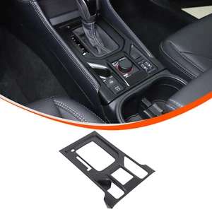 Matte Black Central Gear Shift Panel Trim Cover For Subaru Forester 2019-24 - Foto 1 di 15
