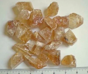 Amber Calcite Rough Stones - 1 pound r1020 - Picture 1 of 2
