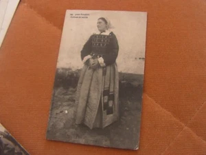carte postale vers 1900 costume jeune paludiere - Picture 1 of 2