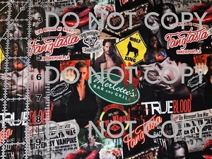 Custom Vampire Show True Bloody 100 % Cotton, 10”X 27 ” Remnant Ships Fast - Picture 1 of 2