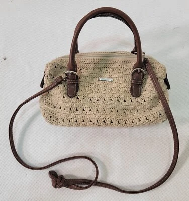 Bolso de mano/hombro tejido de lana tejido de punto ROSETTI color natural Foto 1 de 4