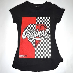 Camiseta Trust Nº1 Original Negra Marca HERE KITTY Negra Roja Blanca Estampado Damas M - Imagen 1 de 11