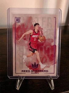 REED SHEPPARD - 2024-25 - Panini Court Kings Water Color #15 ROOKIE PINK 33/99 - Bild 1 von 2