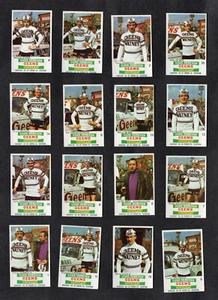 Cycle Racing Riders 16 Dutch Match Label Stamp Card Set Tour Cycling Sports - Picture 1 of 1