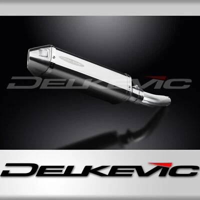 Triumph Sprint ST 955i 98-05 Kit de silenciador de escape de acero inoxidable triovalado de 13" sin cordones Foto 1 de 4