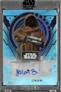 2022 Topps Star Wars Signature Series Autograph Leilani Shiur (Jawa) Mandalorian - Picture 1 of 2