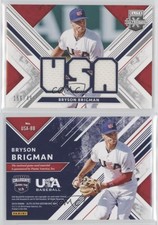 2019 Elite Extra Edition USA National Team Materials Black /499 Bryson Brigman