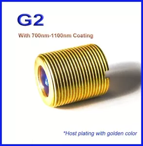 High Efficiency Mounted Collimating Glass Lens for 700nm-1100nm Lasers (G2) - Picture 1 of 7