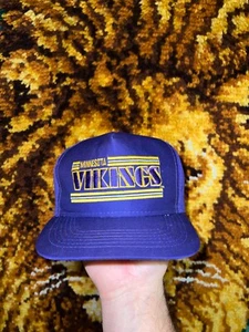 Vtg Minnesota Vikings Drew Pearson Snapback Hat - Picture 1 of 4