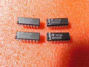 4 Stück: National Semi 7401N DIP IC - NOS. USA Verkäufer, schneller Versand!  TEST OK - Bild 1 von 2