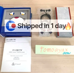 Dragonball Z x final Complete Wireless Earphone Vegeta ver. Bluetooth FI-DBTW - Picture 1 of 10