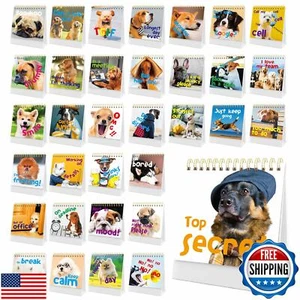 40 Pages Funny Desk Sign, 34 Different Fun and Flip-Over Messages plus 6 Eras - Picture 1 of 5